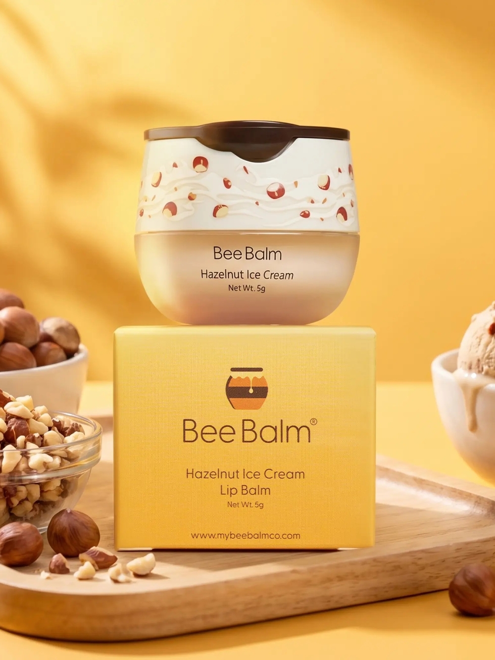Bee Balm Hazelnut Ice Cream Lip Balm